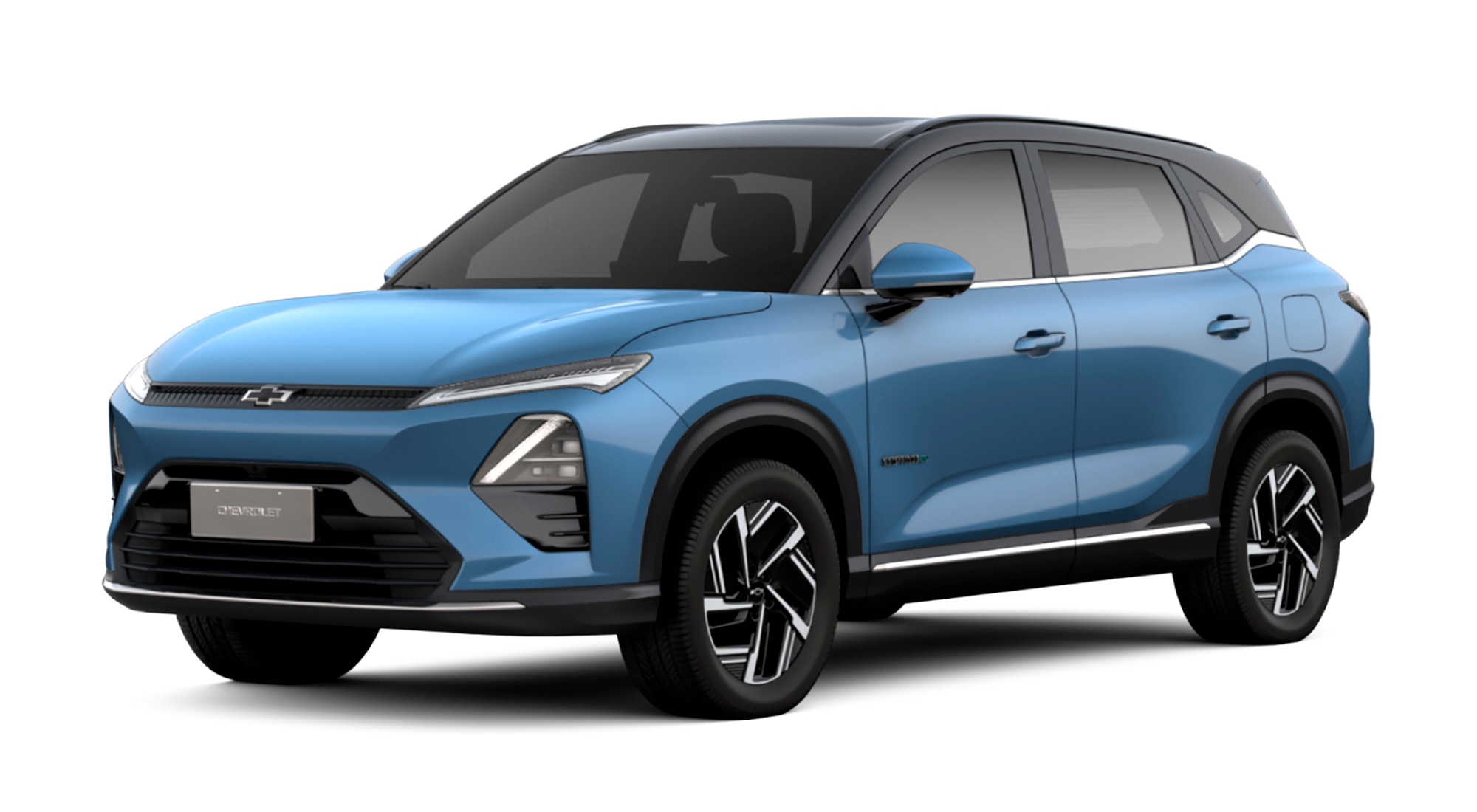 Captiva EV 2026 na cor azul búzios